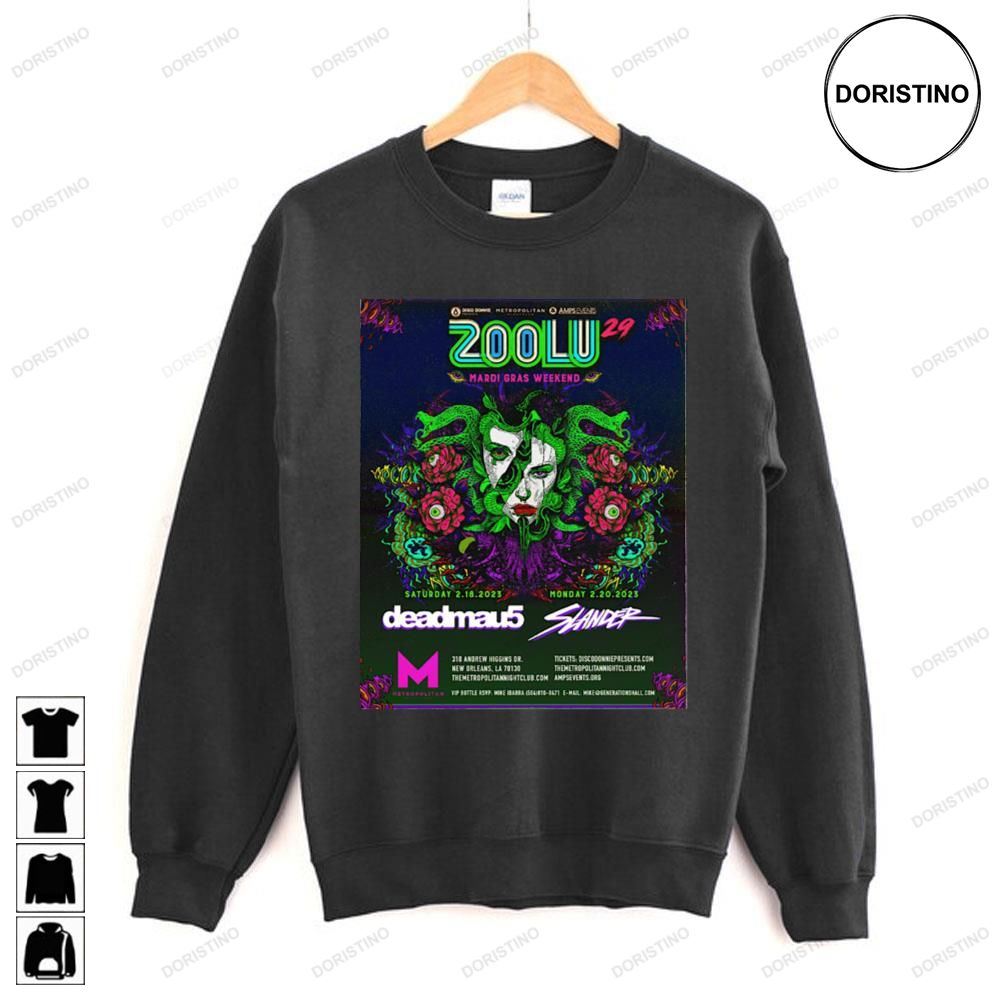 Feb Zoolu 29 Mardi Gras Weeken Deadmau5 Slander Awesome Shirts